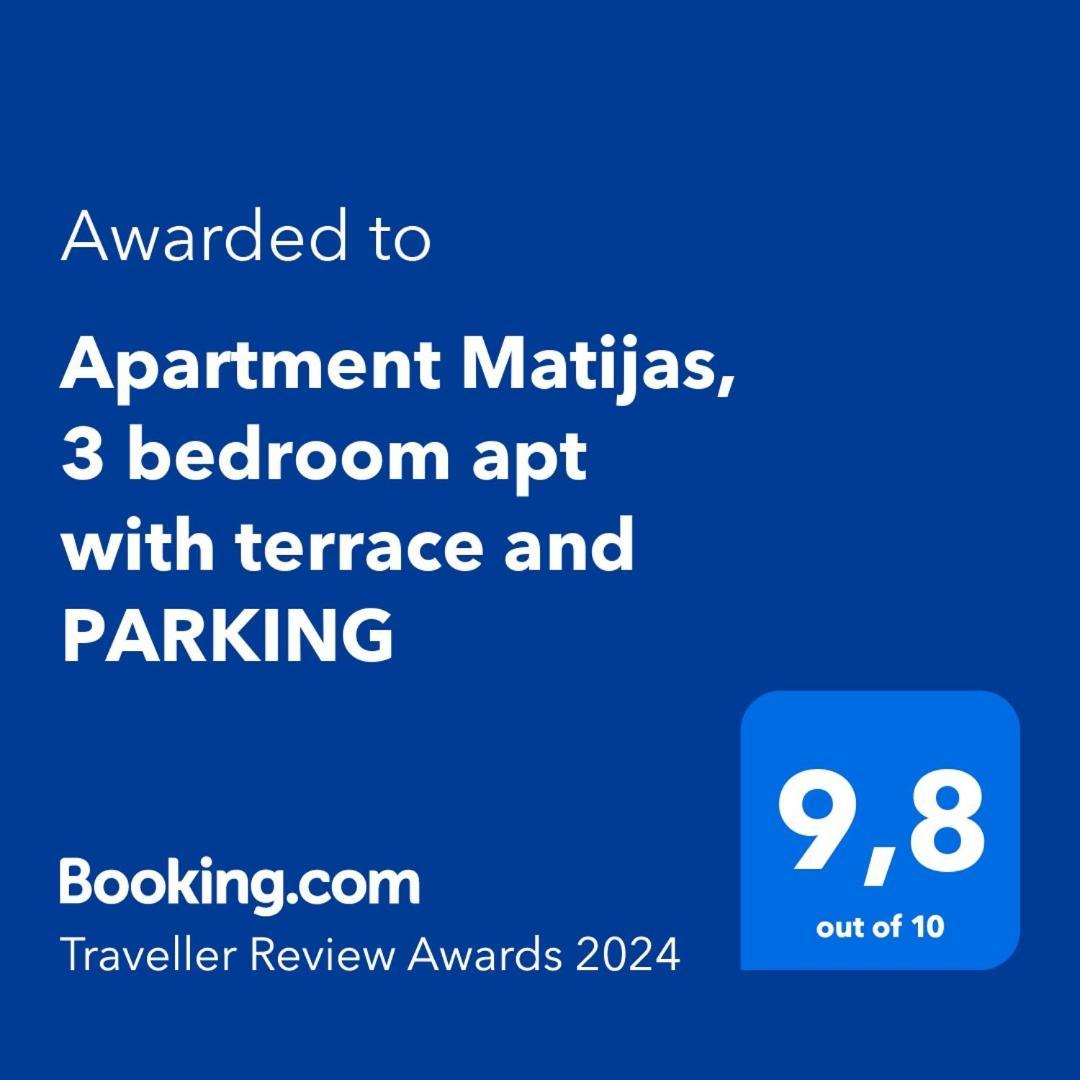 Matijas, 3 Bedroom With Terrace And Parking Lejlighed